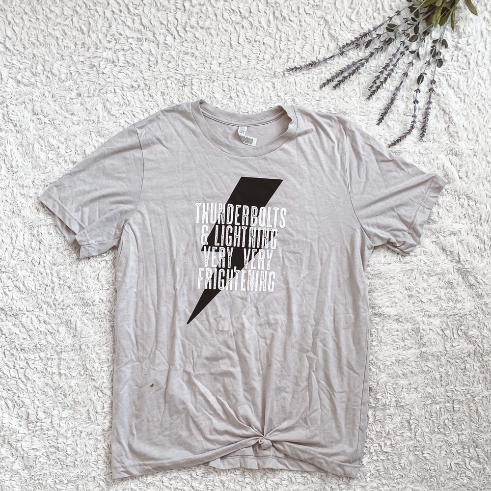 Light gray white and black oversized everyday soft long sleeve t shirt